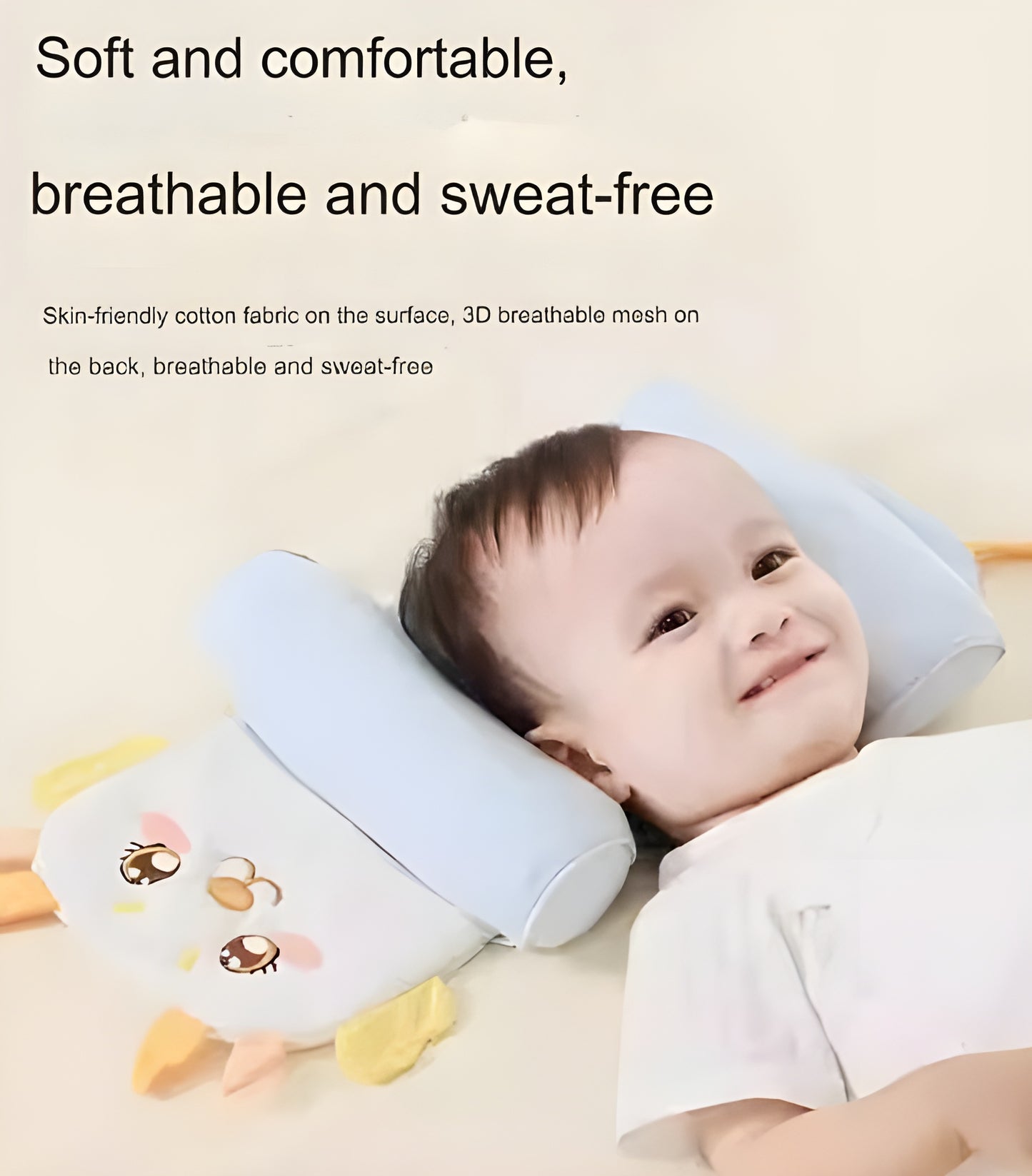 Baby Side Sleeping Pillow – Safe & Comfy Sleep