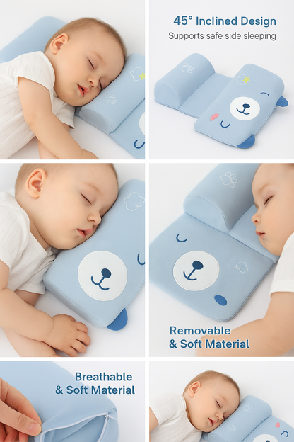 Baby Side Sleeping Pillow – Safe & Comfy Sleep